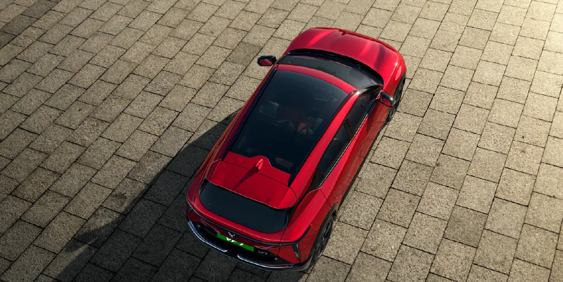 VinFast VF 7 seen from above